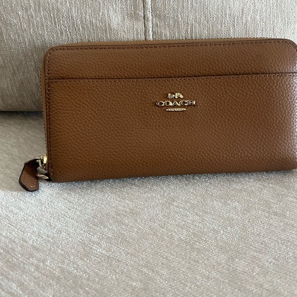 Coach Brown Leather Wallet - Picture 3 of 14
